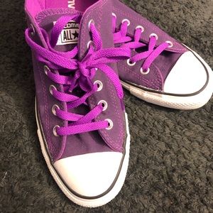 Purple Converse Sneakers
